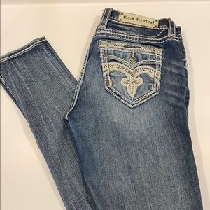 Rock Revival Mid Rise Skinny Jeans